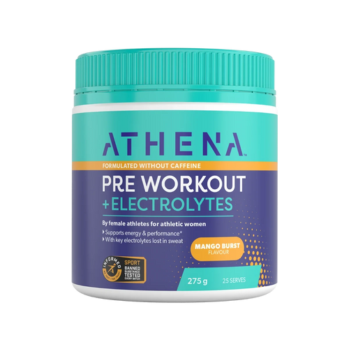 Athena Pre workout + Electrolytes - Mango Burst Flavour