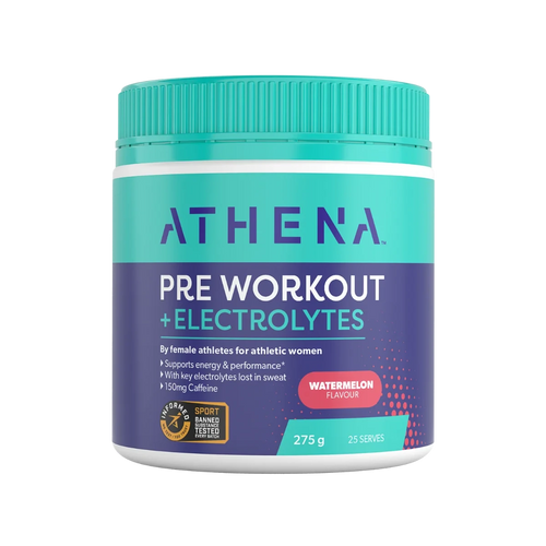 Athena Pre workout + Electrolytes - Watermelon Flavour