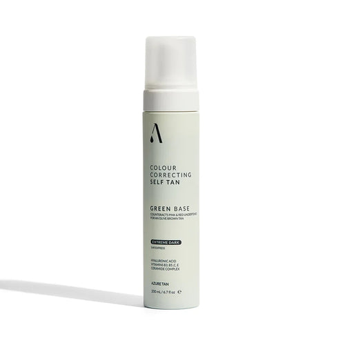 Azure Tan Colour Correcting Self Tan - Green Base/Extreme Dark
