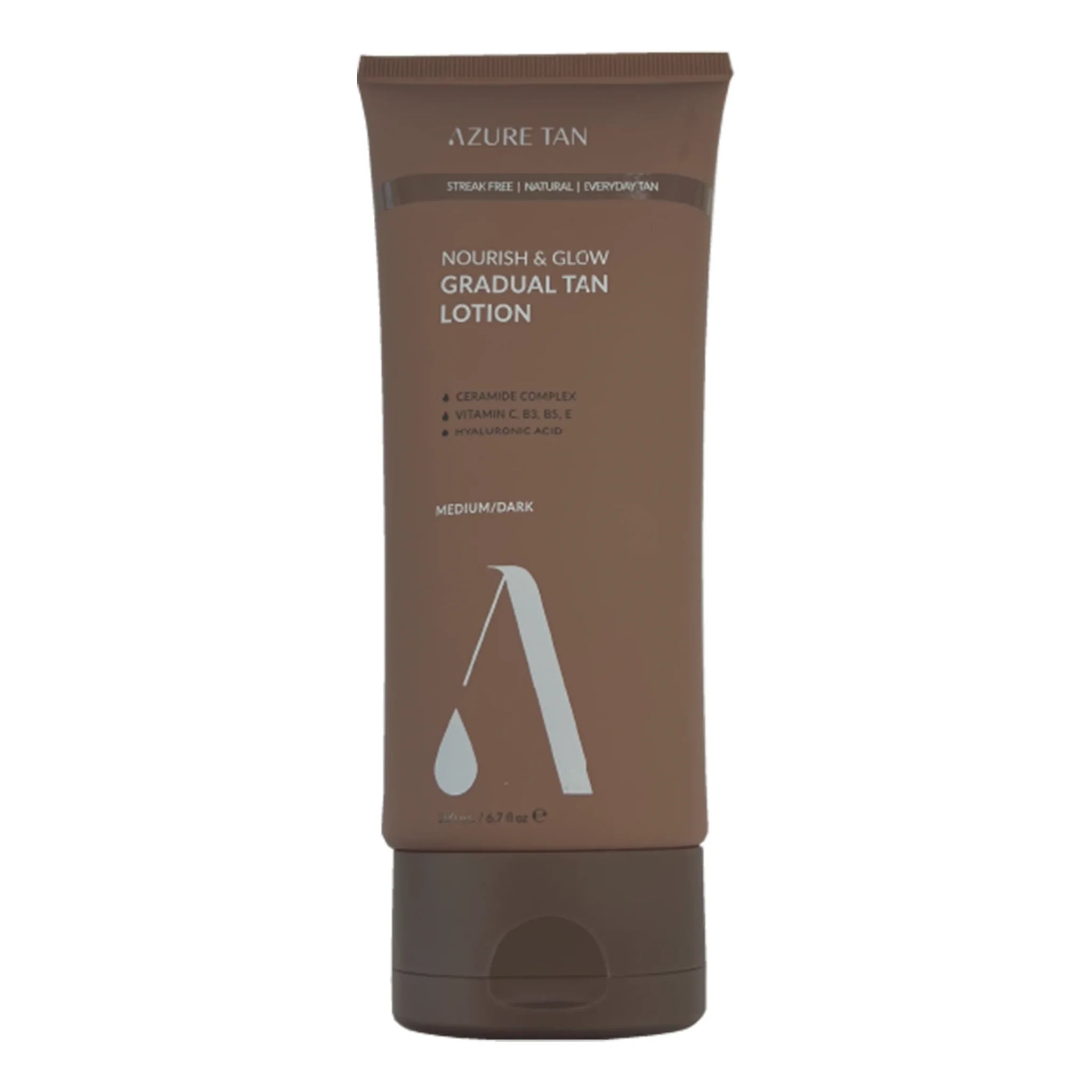 Azure Tan Nourish & Glow Gradual Tan Lotion - Medium/Dark