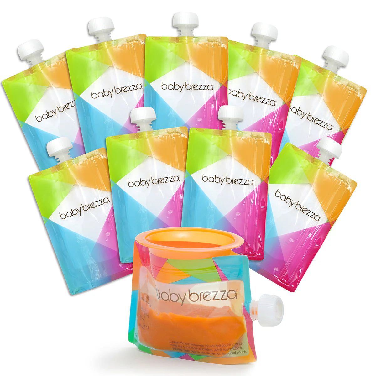 Baby Brezza Reusable Baby Food Pouches