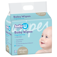 babyU Baby Wipes - Fragrance Free