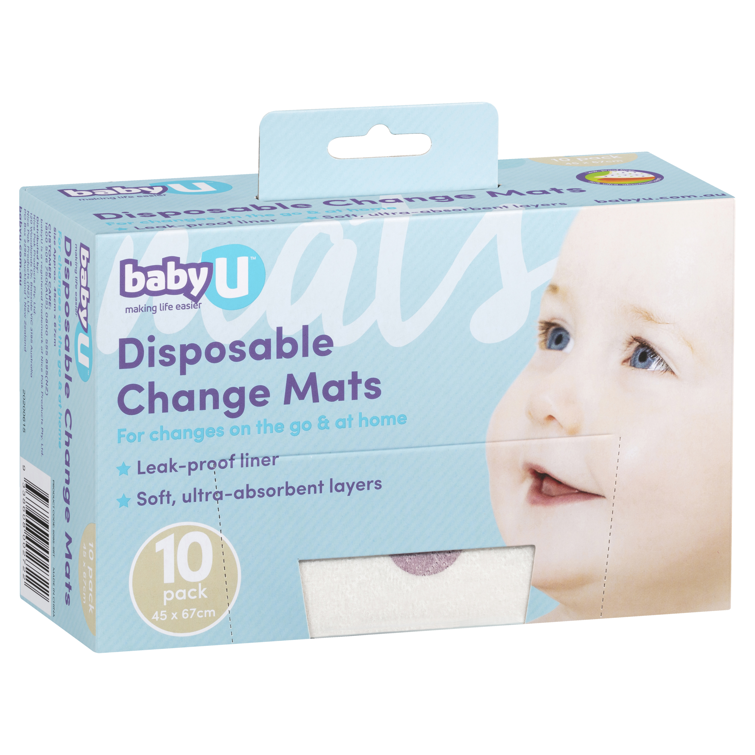 BabyU Disposable Change Mats