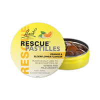 Bach Rescue Pastilles - Orange & Elderflower Flavour