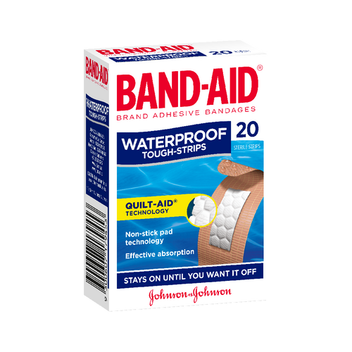 Band-Aid Tough Strips Waterproof