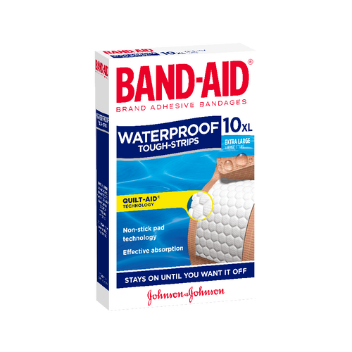 Band-Aid Tough Strips Waterproof Extra Large