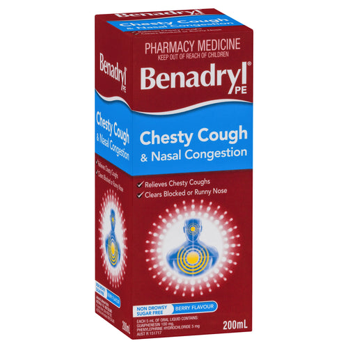Benadryl PE Chesty Cough & Nasal Congestion