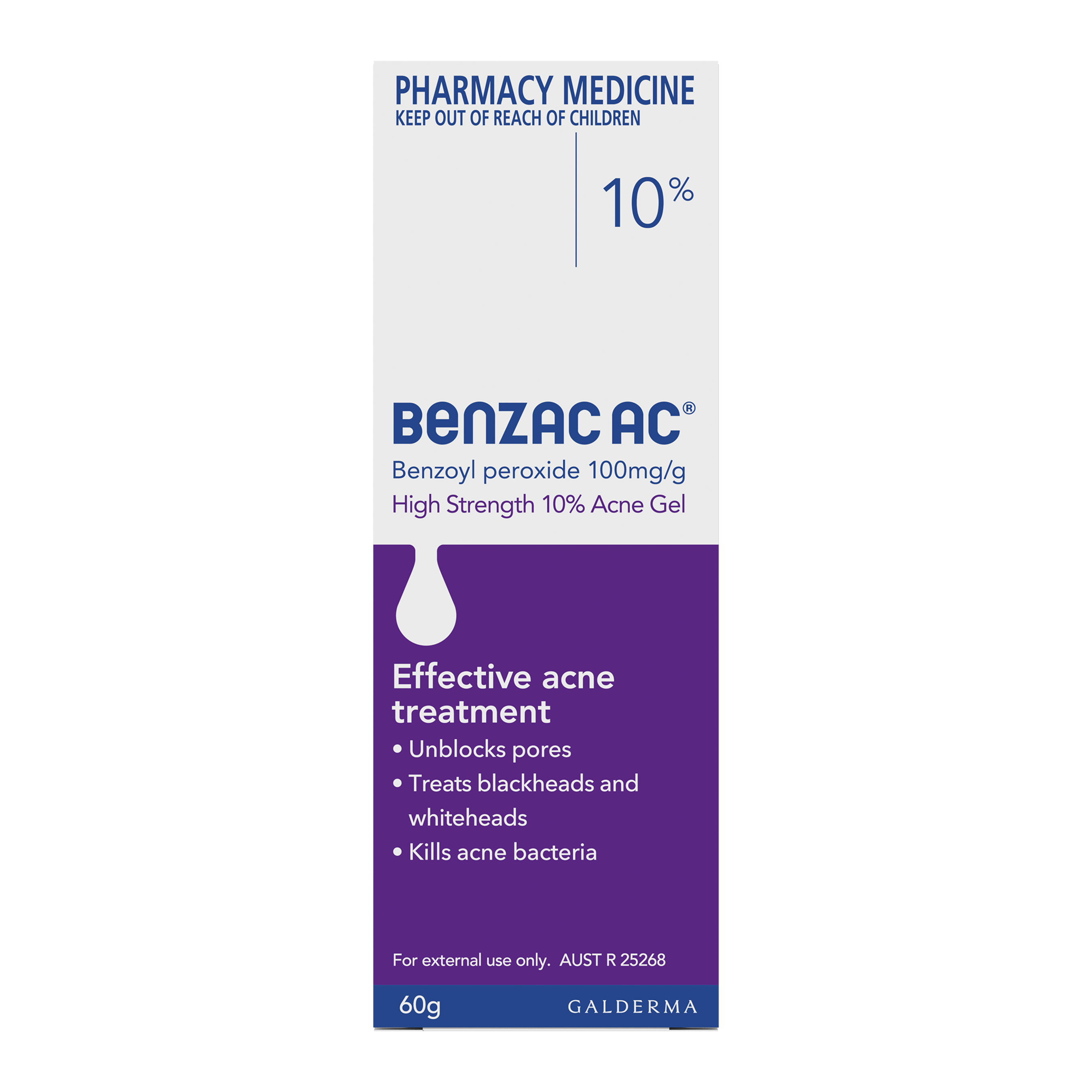 Benzac AC High Strength 10% Acne Gel