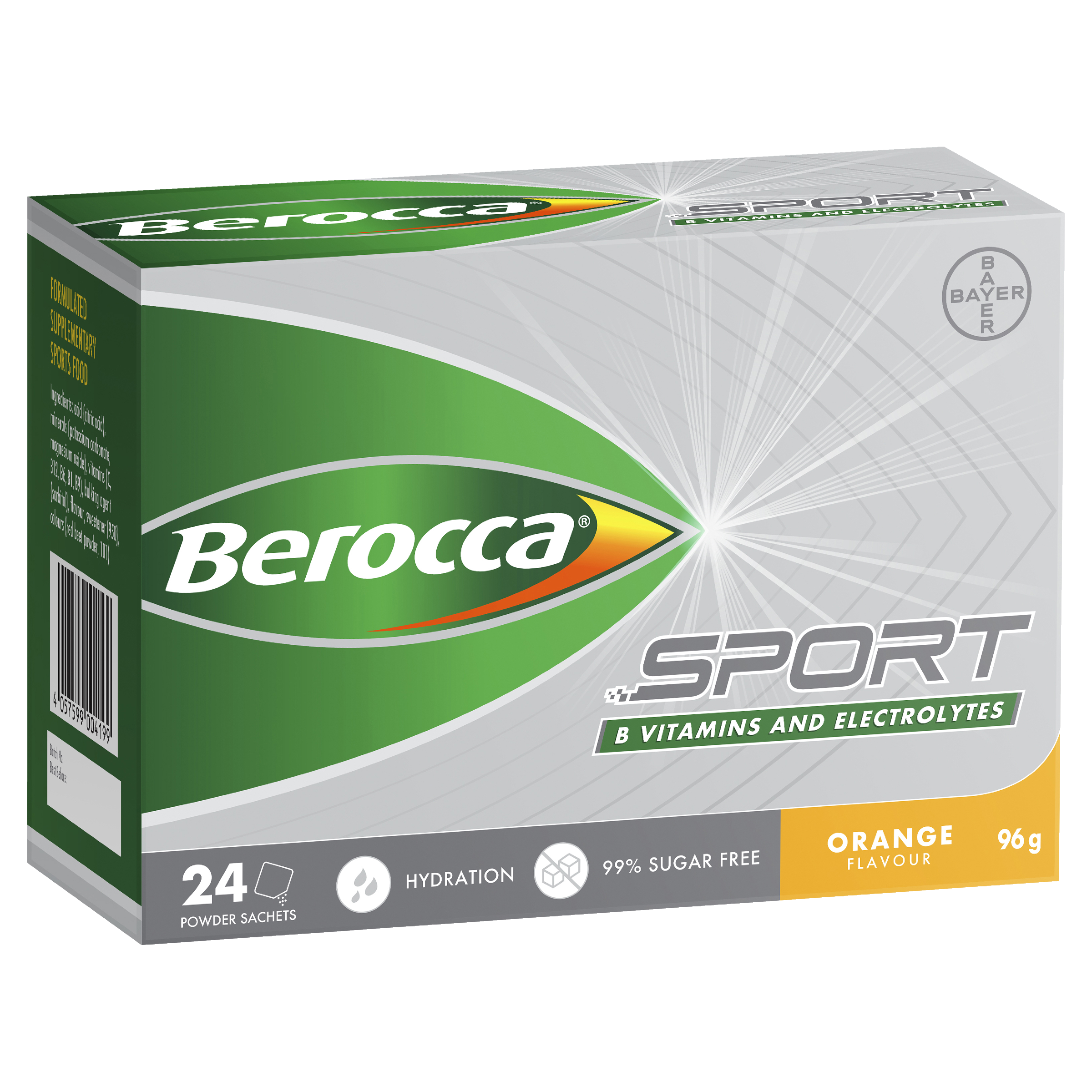 Berocca Sport B Vitamins & Electrolytes - Orange Flavour
