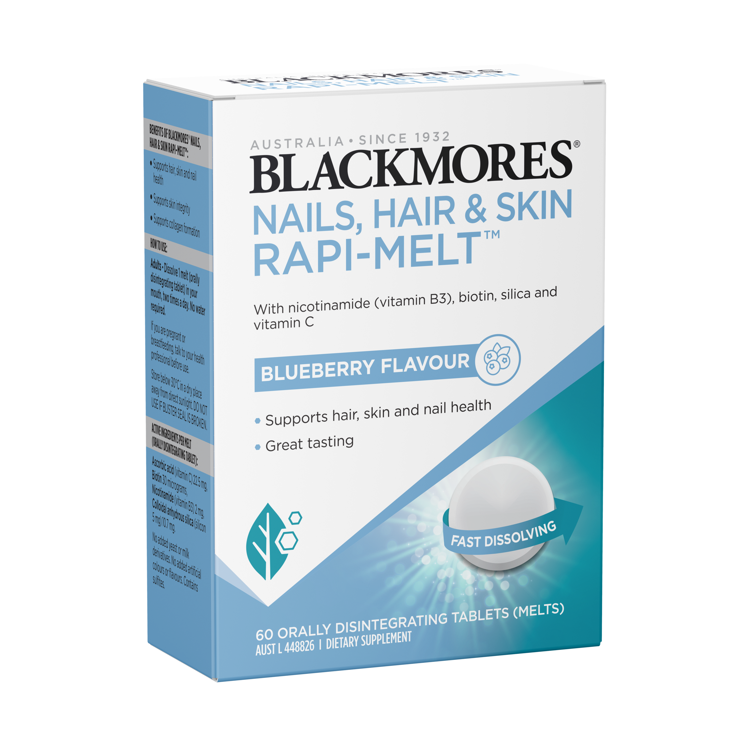 Blackmores Nails, Hair & Skin Rapi-Melt
