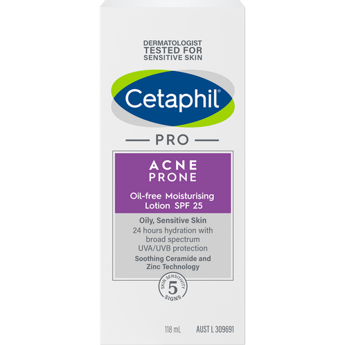 Cetaphil Pro Acne Prone Oil-free Facial Moisturising Lotion SPF25