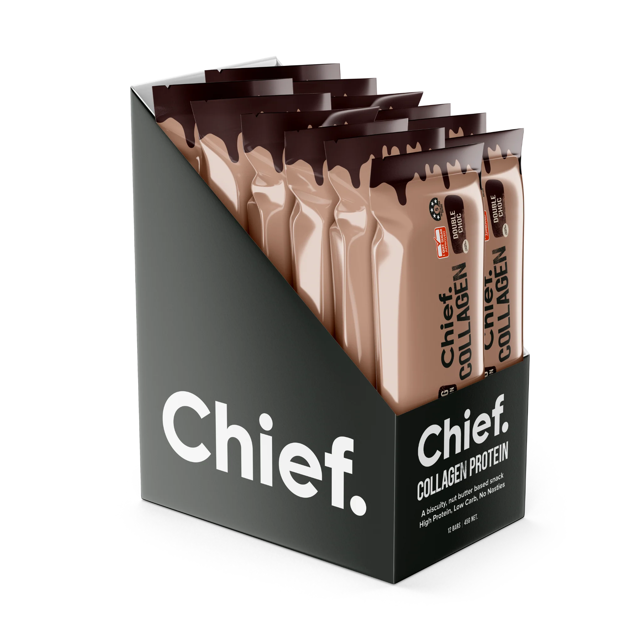Chief Collagen Protein Bar - Double Choc