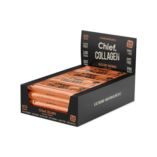 Chief Collagen Protein Bar - Hazelnut Brownie