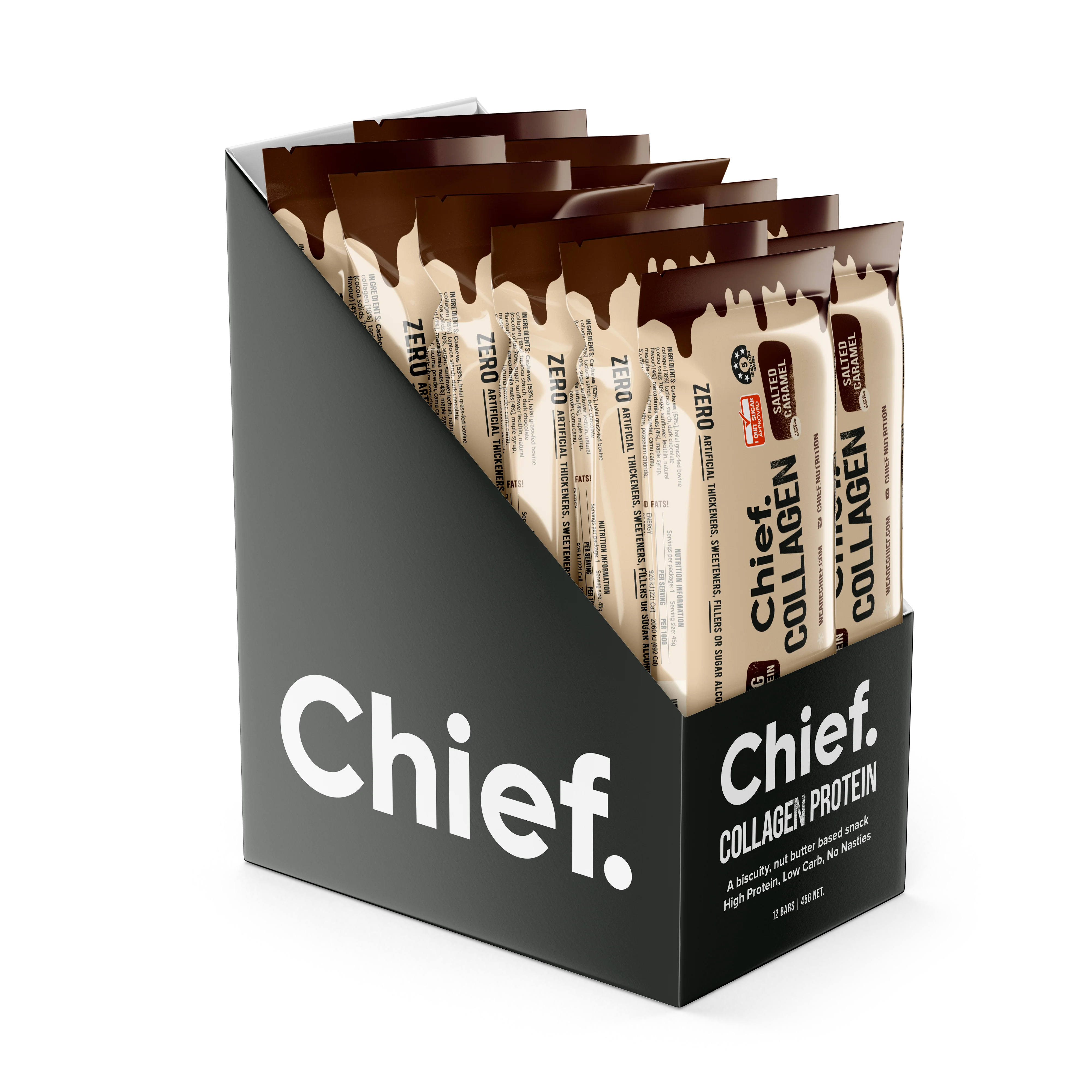 Chief Collagen Protein Bar - Salted Caramel
