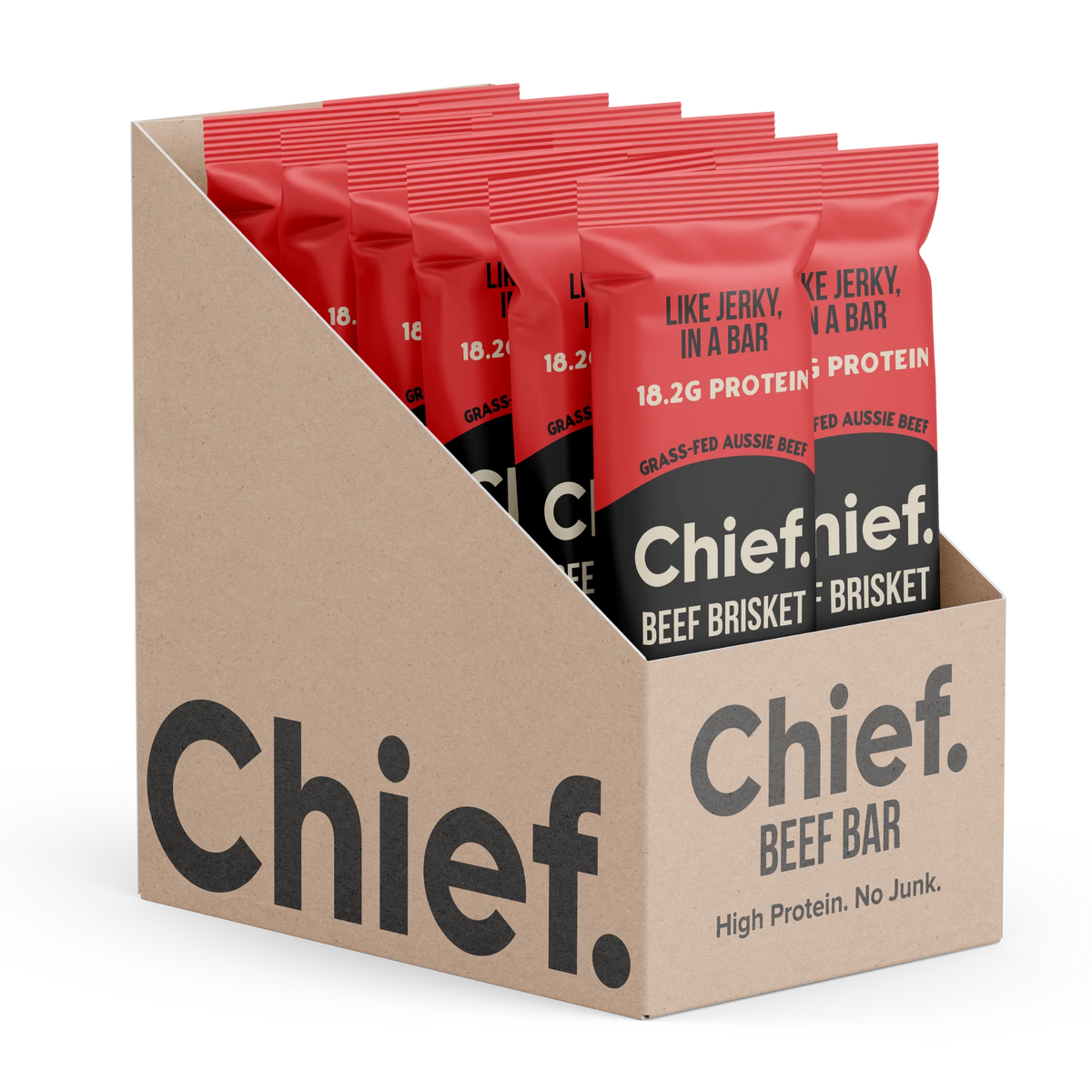 Chief Organic Beef Brisket Bar - Cayenne Chilli
