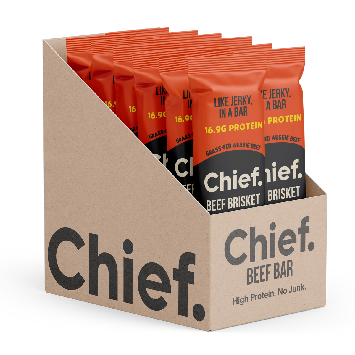 Chief Organic Beef Brisket Bar - Cheezeburger