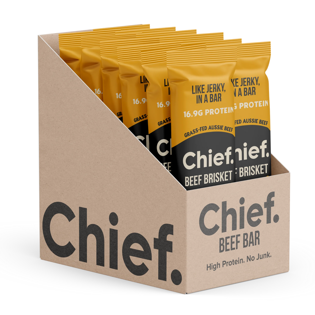 Chief Organic Beef Brisket Bar - Smokey BBQ