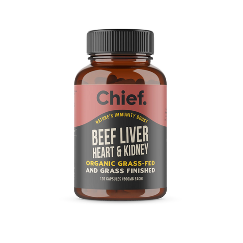 Chief Organic Beef Liver, Heart & Kidney