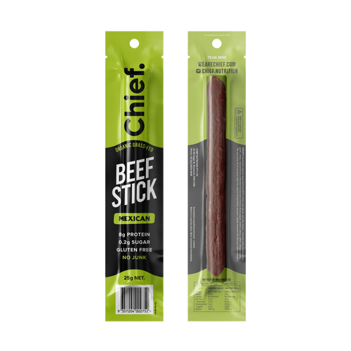 Chief Organic Beef Stick - Mexican