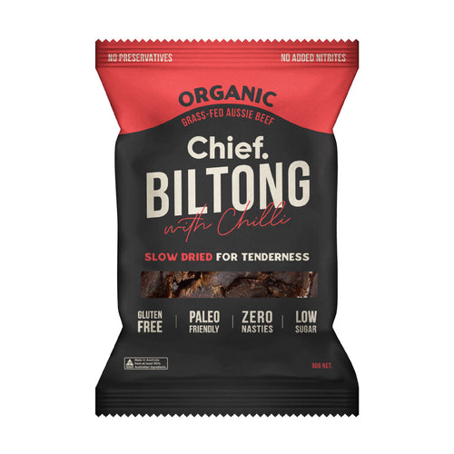 Chief Organic Biltong - Cayenne Chilli