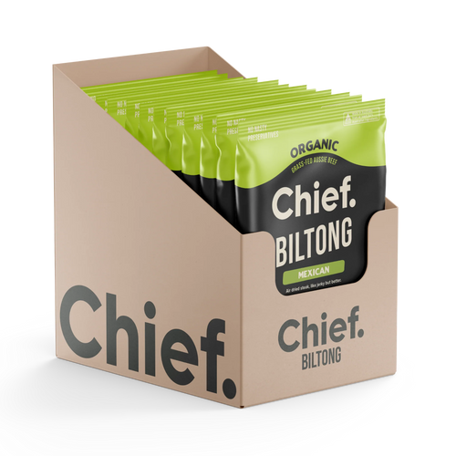 Chief Organic Biltong - Mexican (Chipotle & Lime)