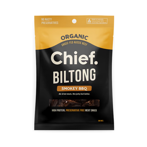 Chief Organic Biltong - Smokey BBQ