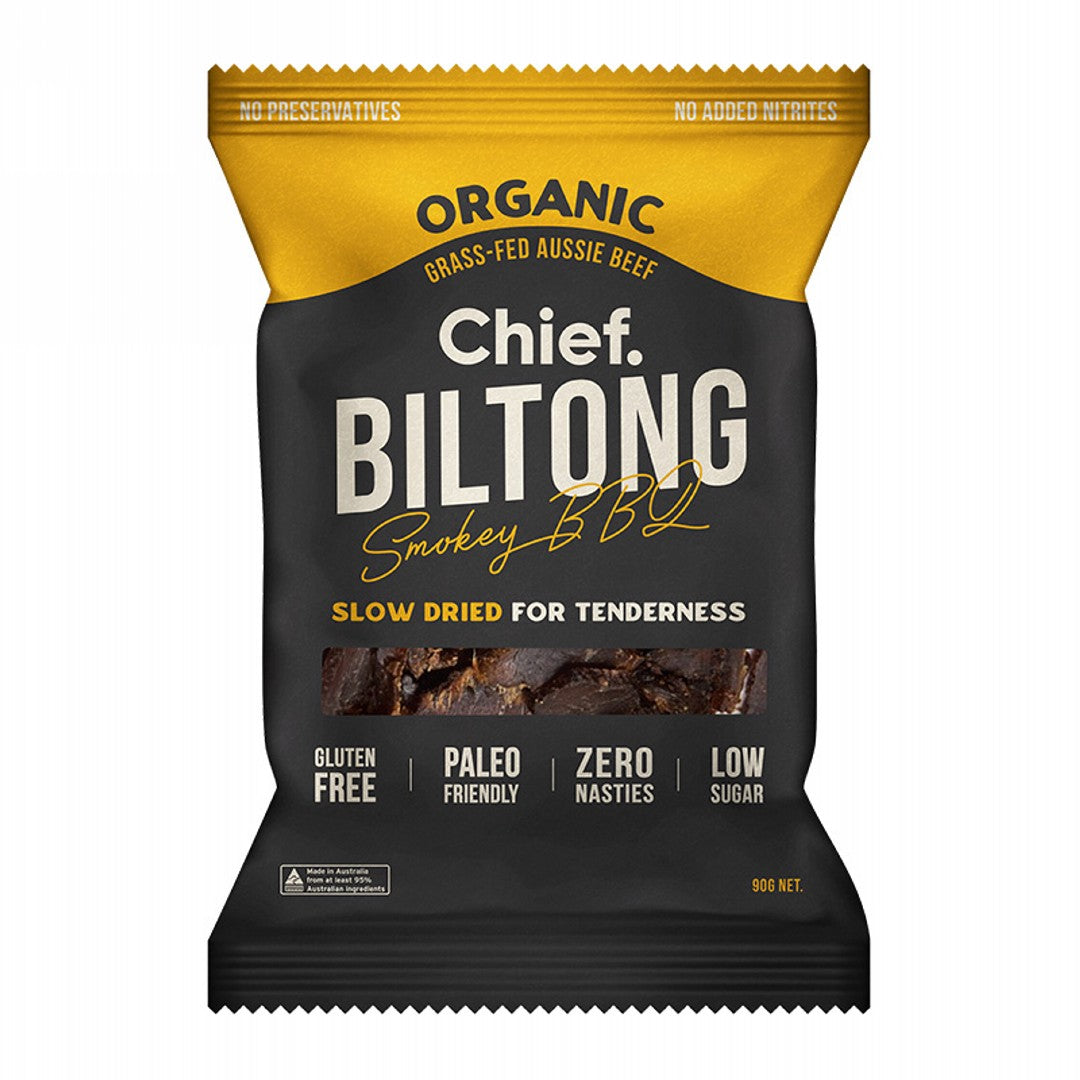 Chief Organic Biltong - Smokey BBQ