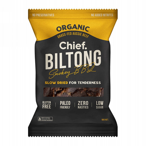 Chief Organic Biltong - Smokey BBQ
