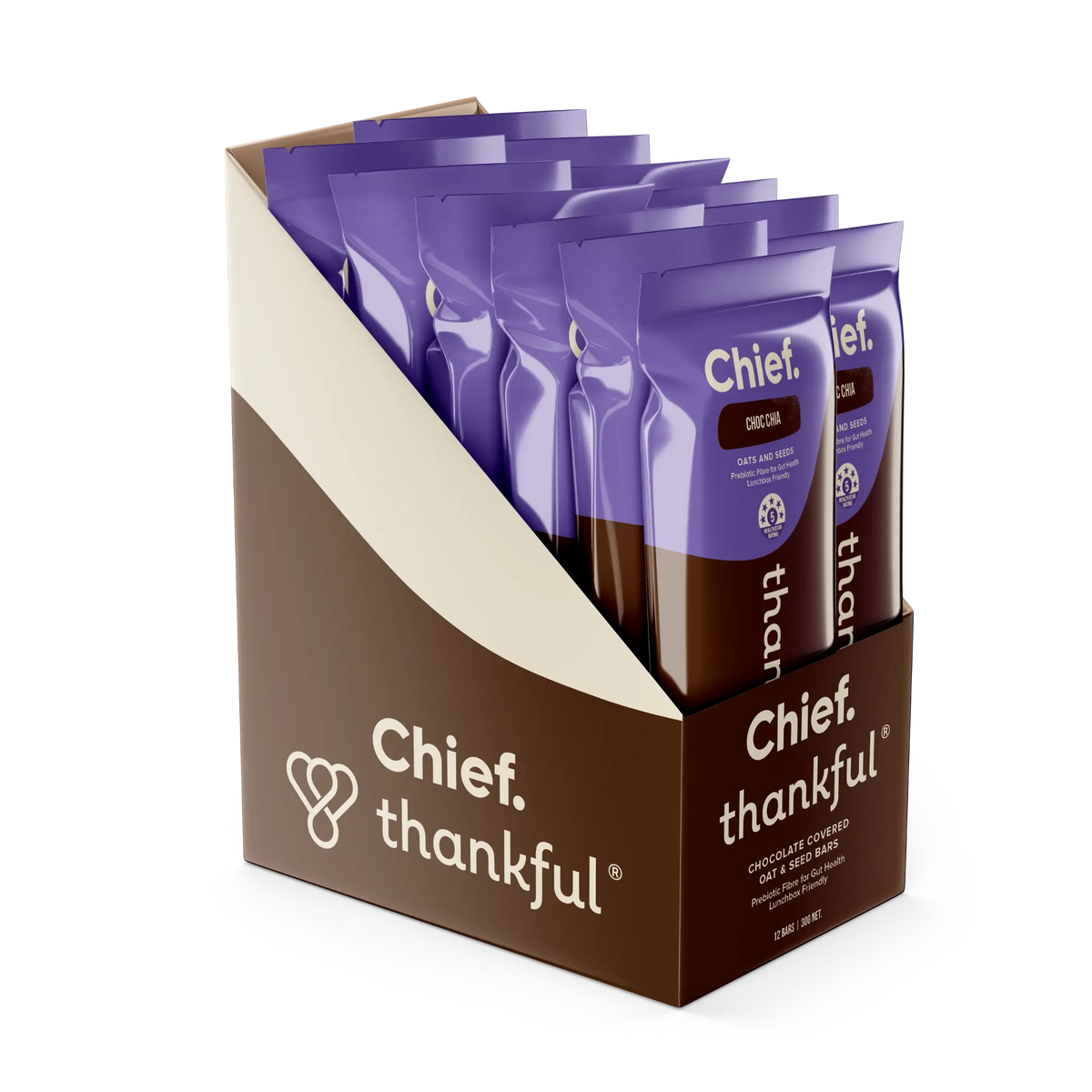 Chief Thankful Oat & Seed Bar - Choc Chia