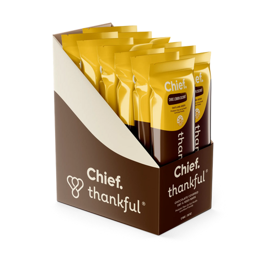 Chief Thankful Oat & Seed Bar - Choc Lemon Coconut