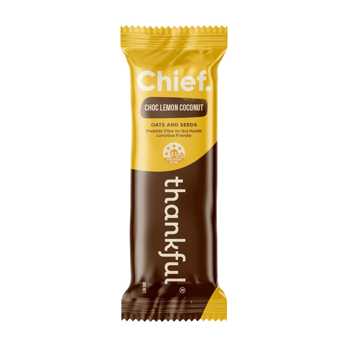 Chief Thankful Oat & Seed Bar - Choc Lemon Coconut