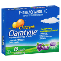 Claratyne Children's Hayfever & Allergy Relief Antihistamine Grape Flavoured