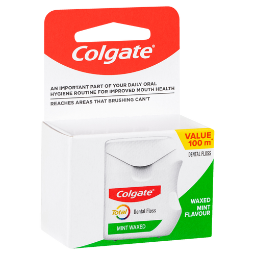 Colgate Total Dental Floss - Mint Waxed