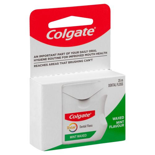 Colgate Total Dental Floss - Mint Waxed