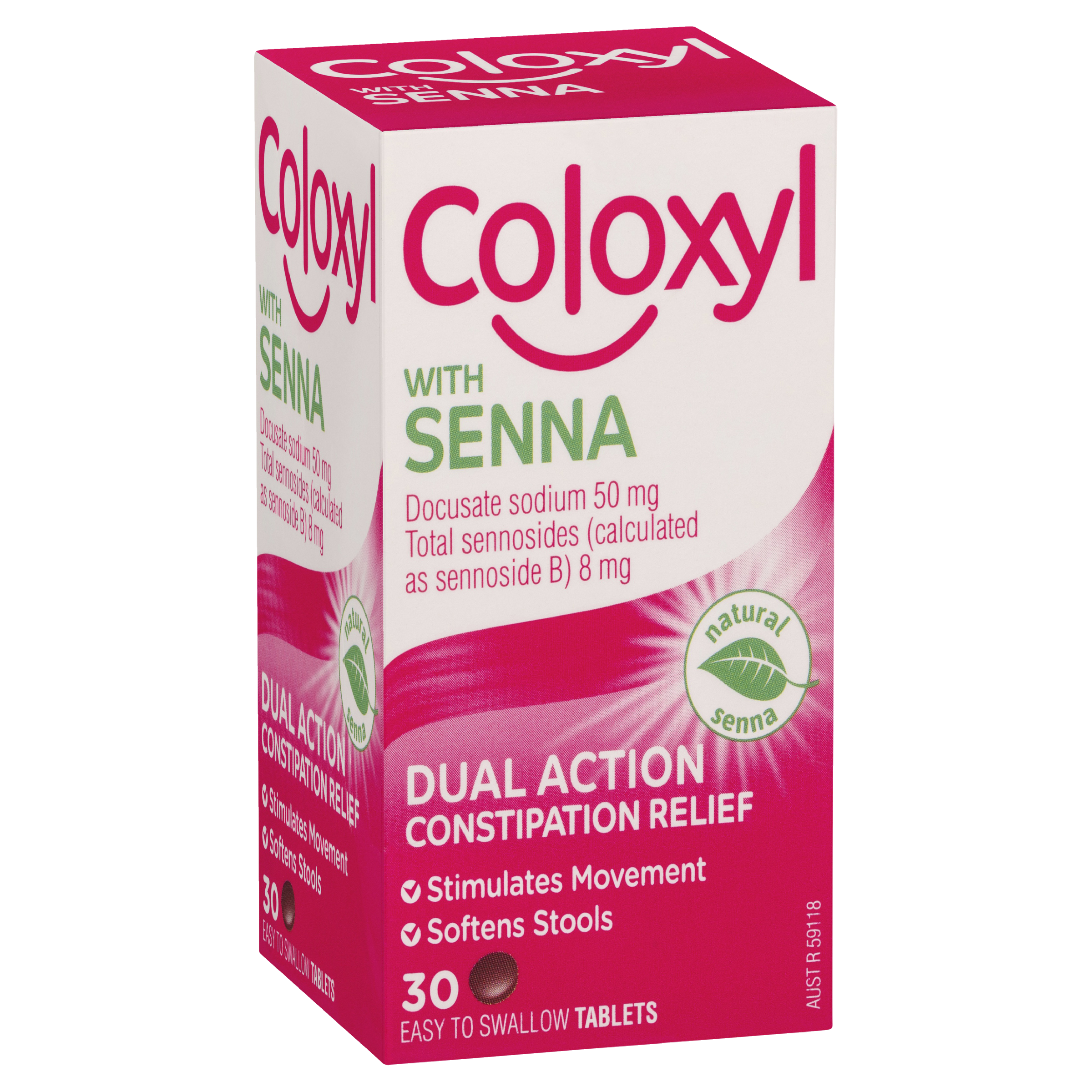 Coloxyl with Senna Dual Action Constipation Relief