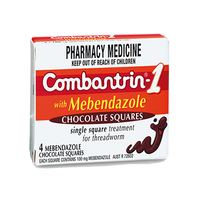 Combantrin-1 Chocolate Squares with Mebendazole