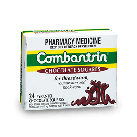 Combantrin Chocolate Squares