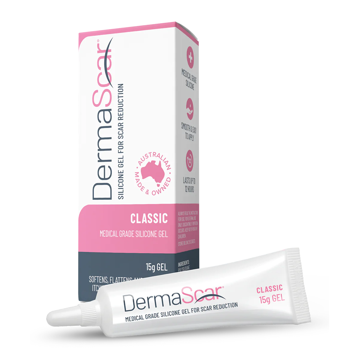 DermaScar Silicone Gel for Scar Reduction - Classic
