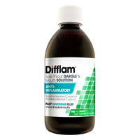 Difflam Sore Throat Gargle & Mouth Solution