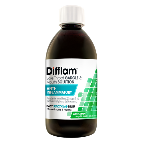 Difflam Sore Throat Gargle & Mouth Solution