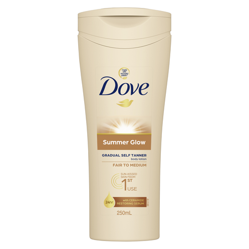 Dove Summer Glow Gradual Self Tanner Body Lotion - Fair to Medium