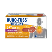 Duro-Tuss Herbals Dry Soothing Chest Support - Blackberry & Vanilla Flavour