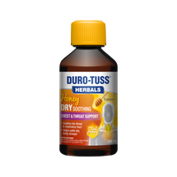 Duro-Tuss Herbals Dry Soothing Chest & Throat Support with Honey