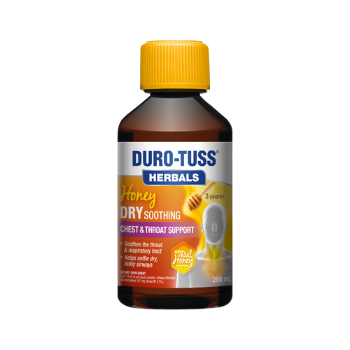 Duro-Tuss Herbals Dry Soothing Chest & Throat Support with Honey