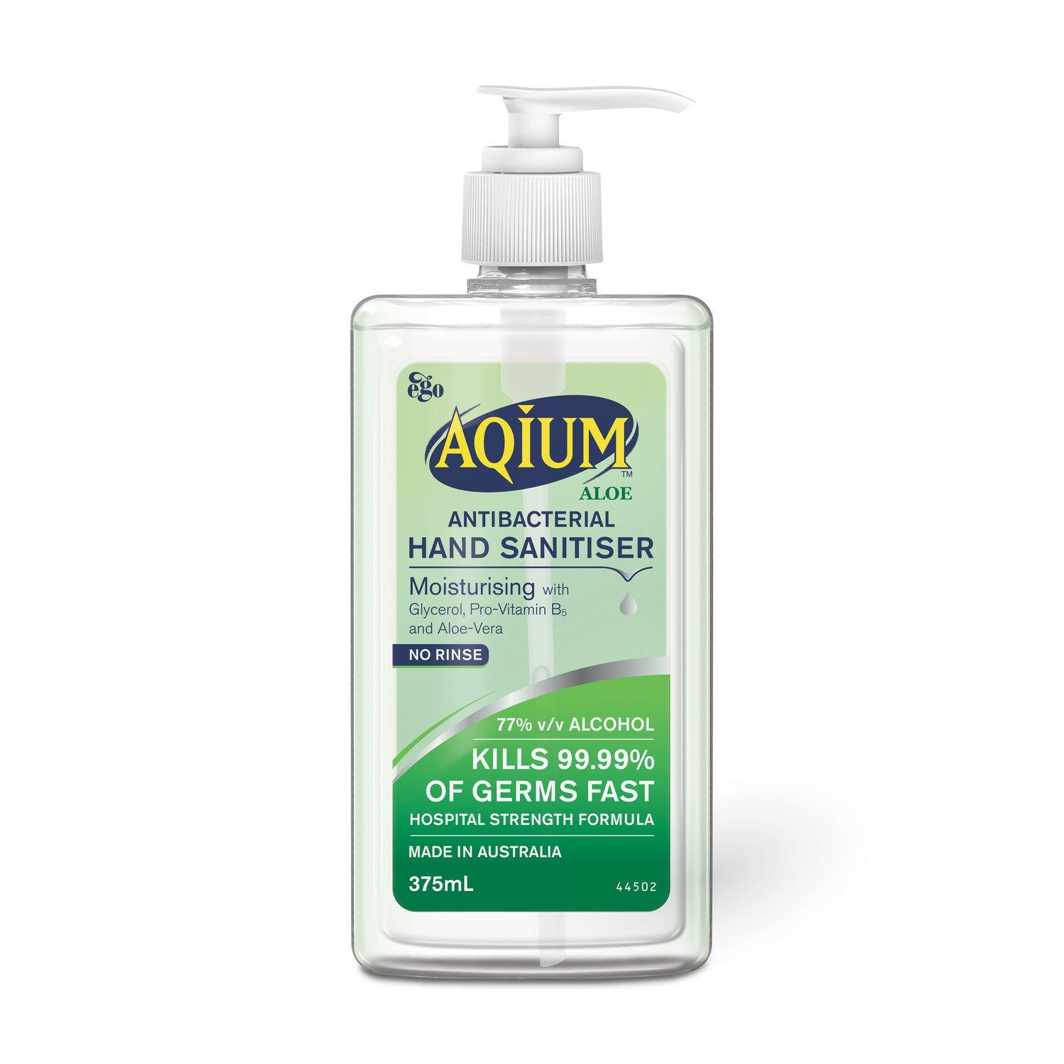 Ego Aqium Antibacterial Hand Sanitiser with Aloe