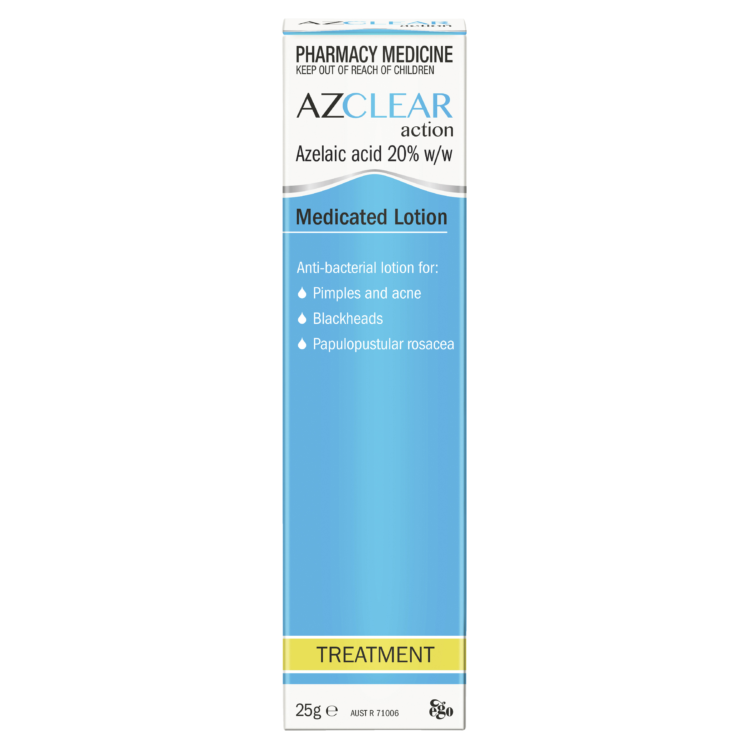 Ego Azclear Action Medicated Lotion