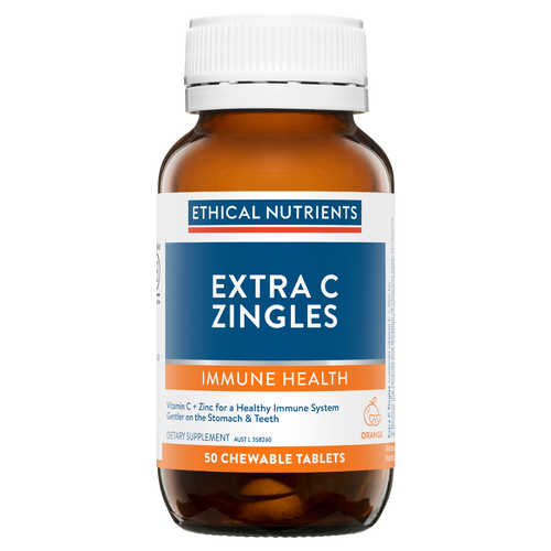 Ethical Nutrients Extra C Zingles - Orange Flavour