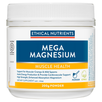 Ethical Nutrients Mega Magnesium Powder - Citrus Flavour