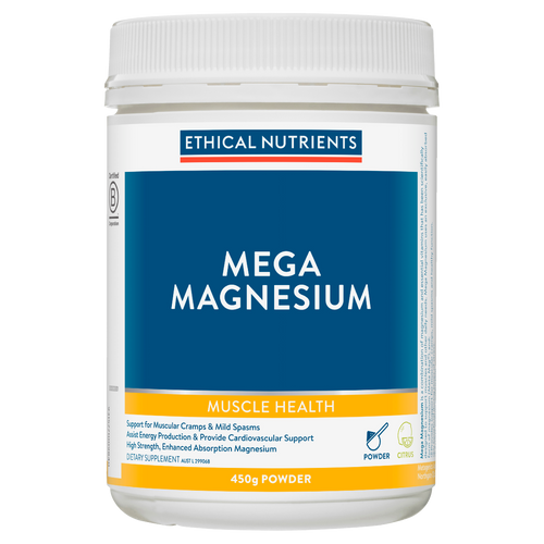 Ethical Nutrients Mega Magnesium Powder - Citrus Flavour