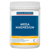 Ethical Nutrients Mega Magnesium Powder - Raspberry Flavour